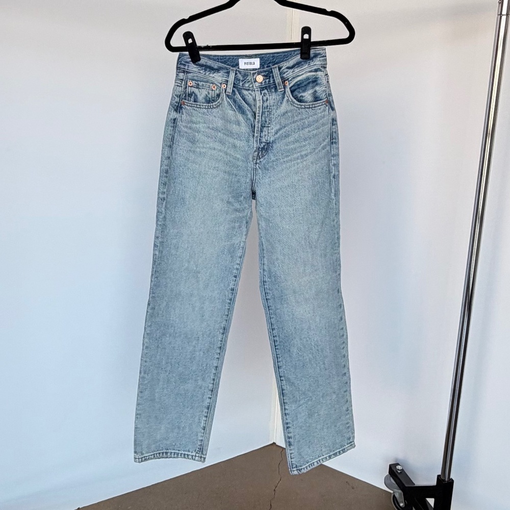 CASSIE SUPER HIGH RISE STRAIGHT JEAN - BRAMBLE - Picture 4 of 7